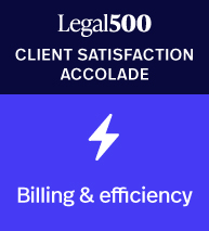 Legal 500 - Client Satisfaction - Billing Efficiency
