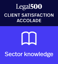 Legal 500 - Client Satisfaction - Sector Knowledge